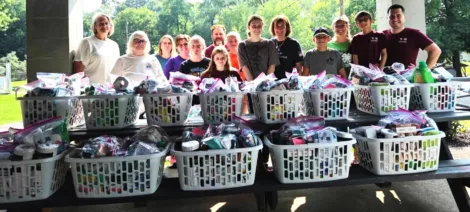 Panhandle Pioneers 4-H Club helps Hancock County families prepare for back to school